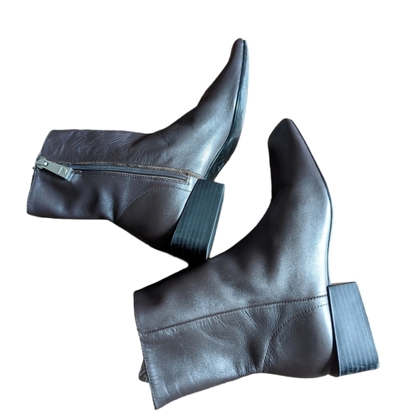 Zara Square Toe And Heel Booties - Picture 5 of 9
